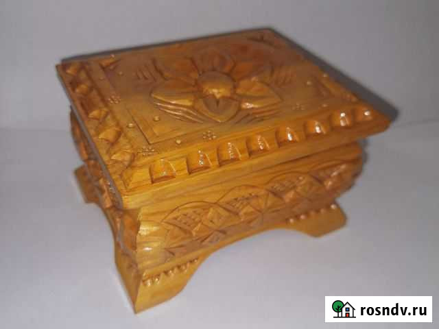 Шкатулка для украшений из дерева новая Ярославль - изображение 1