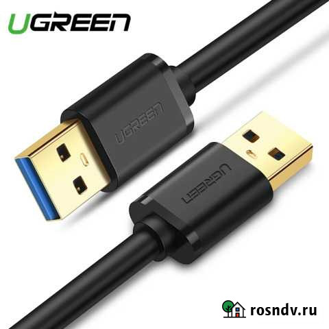 USB-USB кабель 2 метра новый Ульяновск - изображение 1