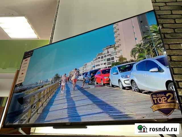 Безрамочный Смарт тв 50 с управлением без рук Севастополь - изображение 1