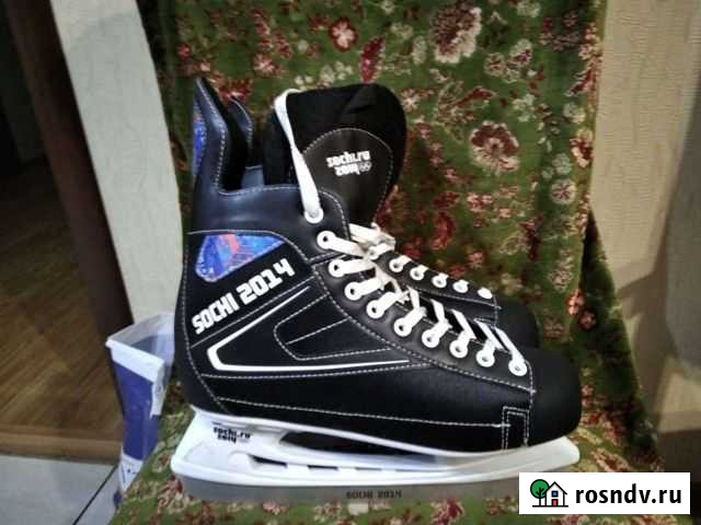 Коньки хоккейные мужские 44 размер Тамбов - изображение 1