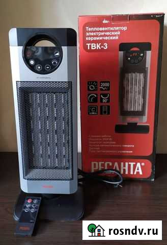 Керамический тепловентилятор Ресанта твк-3 Бежецк - изображение 1