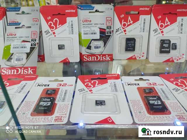 Micro SD, USB Flash - 8GB/ 16BG/ 32GB/ 64GB/ 128GB Чебоксары - изображение 1