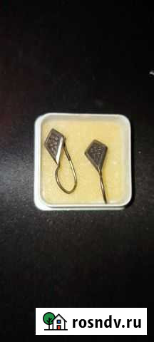 Серебряные сережки 925 пробы Псков - изображение 1