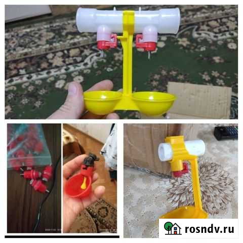 Ниппельные поилки для птиц, кур и кроликов Динская - изображение 1