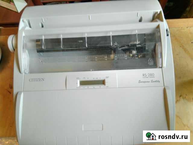 Печатная машинка Citizen RS-280 Рязань - изображение 1