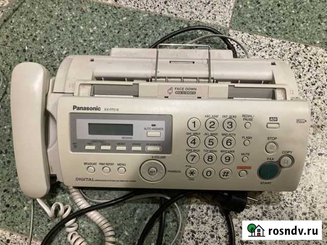 Факс Panasonic KX-FP218RU Смоленск - изображение 1