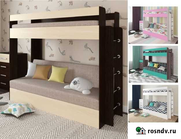 Кровать-чердак с диваном Лаворо Хабаровск - изображение 1