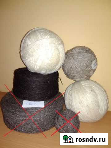 Нитки, пряжа овечья шерсть из Рассказово Калининград - изображение 1