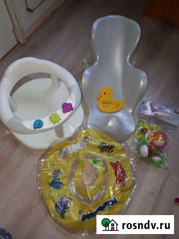 Горка,круг,стульчик для купания Томск - изображение 1