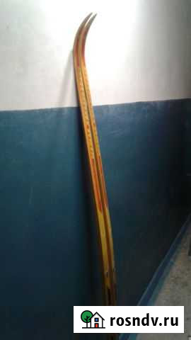 Лыжи пластиковые 190 см, крепления Мурманск - изображение 1