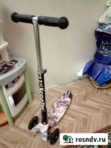 Самокат складной 21 scooter maxi print Москва - изображение 1
