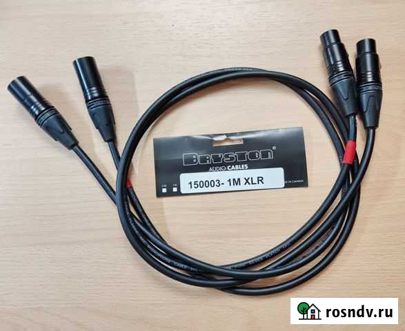 Bryston XLR interconnect 1m Ухта - изображение 1