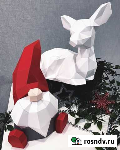 Украшения для дома, паперкрафт фигуры Мурино - изображение 1