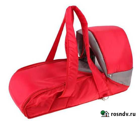 Люлька переносная Фея «Кокон» красная Воронеж - изображение 1