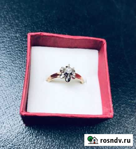 Золотое колечко с бриллиантиками Рязань - изображение 1