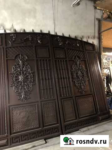 Кованные ворота с калиткой Бахчисарай - изображение 1