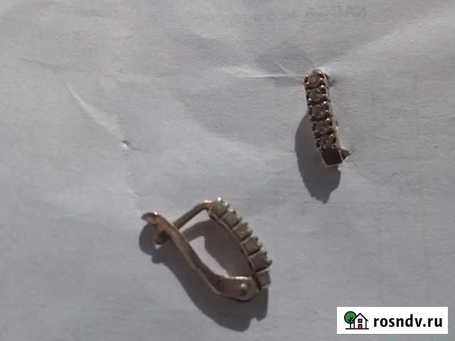 Серебряные серьги Дзержинск - изображение 1