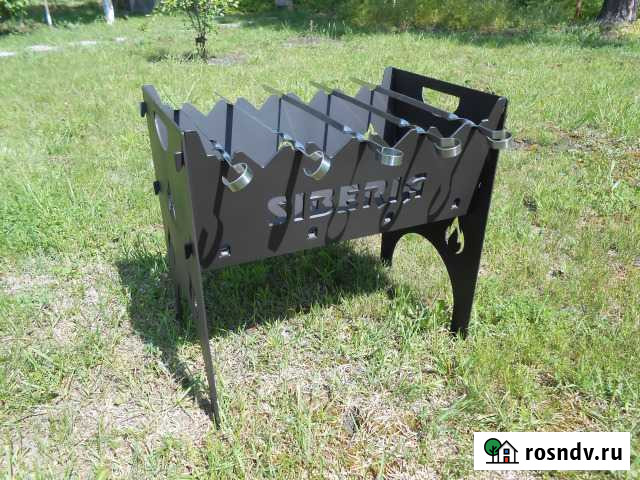 Мангал разборный с резным рисунком Новокузнецк - изображение 1