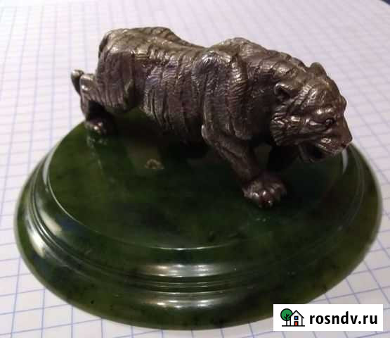 Серебрянный Тигр на Нифрите Боровск - изображение 1