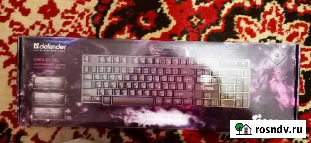 Игровая клавиатура Defender Gorda GK-210L (45210) Надым - изображение 1