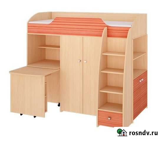 Кровать-чердак Дубовый Умет - изображение 1