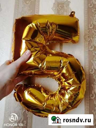 Шар фольгированный 5 лет Волжский - изображение 1