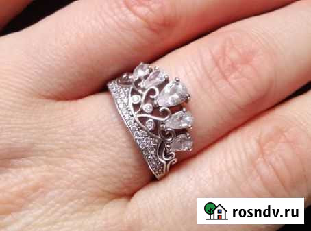 Кольцо корона 925 Рязань - изображение 1