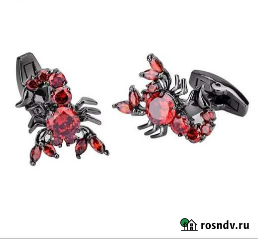 Запонки мужские скорпион Самара - изображение 1