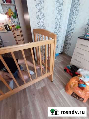 Детская кроватка с маятником Волгоград - изображение 1