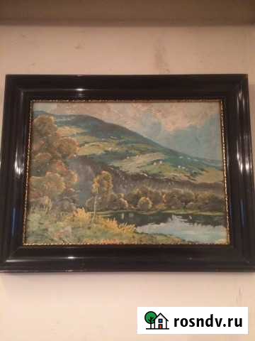 Летний пейзаж, масло, в деревянной раме Курган - изображение 1
