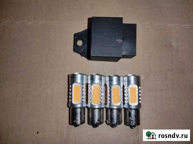 Желтые светодиоды в поворотники BA15S P21W Балахна - изображение 1