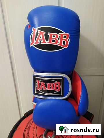 Боксерские перчатки фирмы jabb натуральная кожа Краснодар - изображение 1