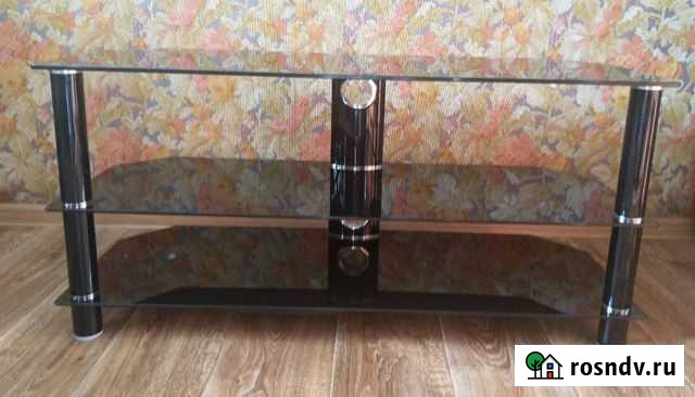 Тумба Стеклянная под тв Красный Сулин - изображение 1