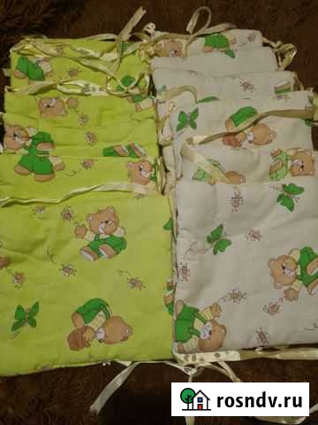 Бортики в детскую кроватку Бийск - изображение 1