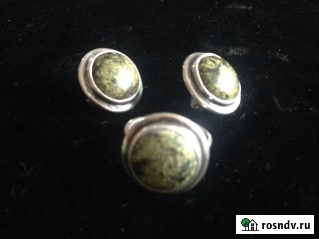 Комплект из камня змеевик Уфа - изображение 1