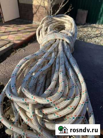 Веревка плетеная цветная четырехрядная Астрахань - изображение 1