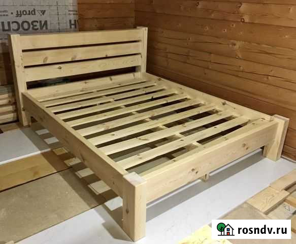 Кровать из массива дерева 160х200 Самара - изображение 1