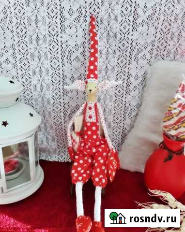 Рождественский олень в красном № 2 Владивосток - изображение 1