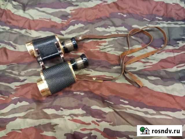 Бинокль военный 40-х годов латунь Петрозаводск - изображение 1