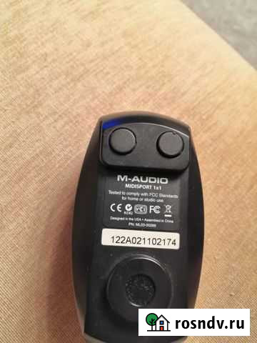 Переходник с midi на usb M-audio midi Sport 1x1 Белгород - изображение 1