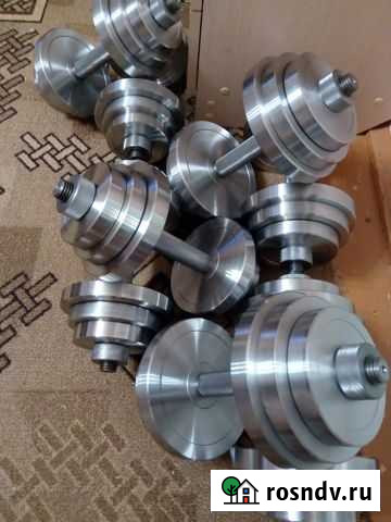 Продаю гантели разборные вес 15, 20, 25, 30 Сыктывкар - изображение 1