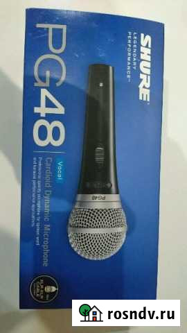 Микрофон вокальный Shure PG48 продаю Киров - изображение 1