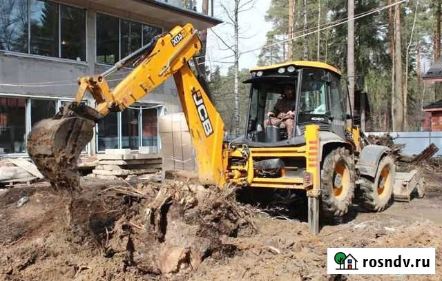 Уборка на участке экскаватором. Спил деревьев, вет Казань - изображение 1