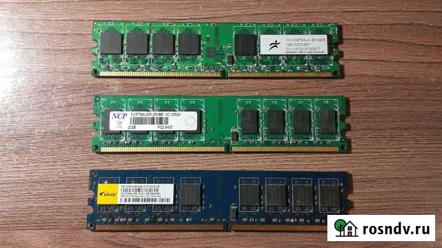 Оперативная ram ddr2 2gb для пк Брянск - изображение 1