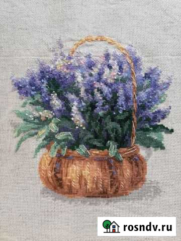 Картина лаванда, вышивка крестом Конаково - изображение 1