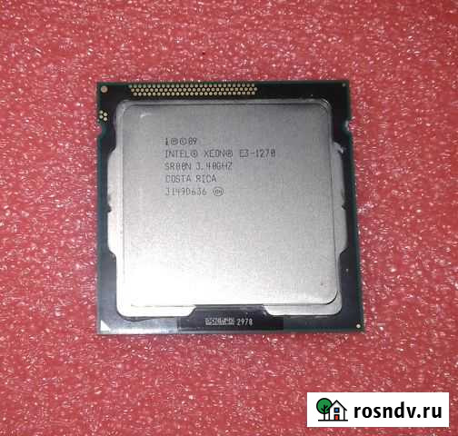 Процессор intel Xeon E3 1270 (1155) Таганрог - изображение 1