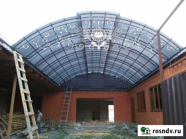 Навесы из поликарбоната Алагир - изображение 1