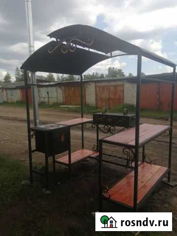 Мангал с крышей Псков - изображение 1