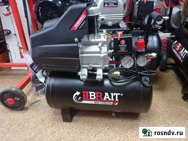 Компрессор 24л 240 л/мин 1,5 квт 8 бар Кыштым - изображение 1