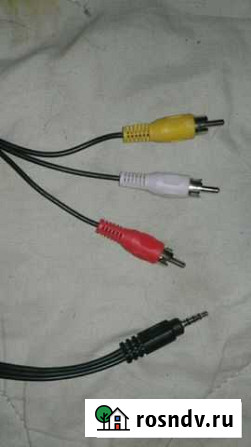 Кабель 3 RCA - 3.5 jack Железнодорожный - изображение 1